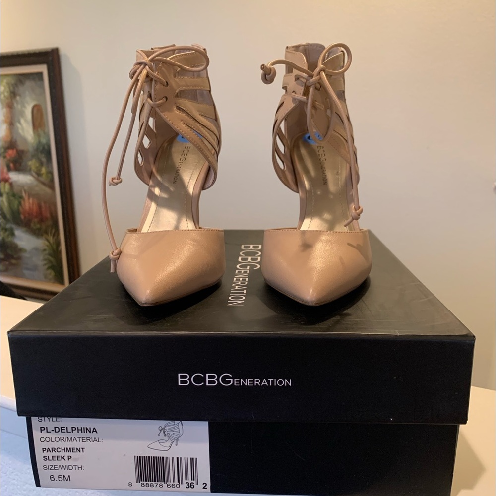 Nude Strap Heels (BCBGenerarion)